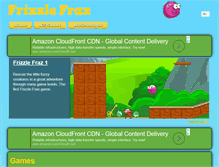 Tablet Screenshot of frizzle-fraz-games.com